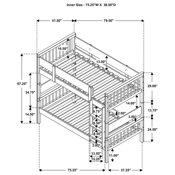 Dakota Bunk Beds - Visions in Furniture (La Mirada, CA)