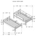 Dakota Bunk Beds - Visions in Furniture (La Mirada, CA)