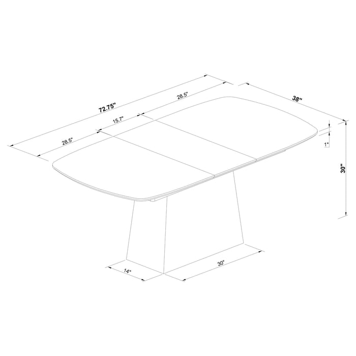 Potero Dining Tables - Visions in Furniture (La Mirada, CA)