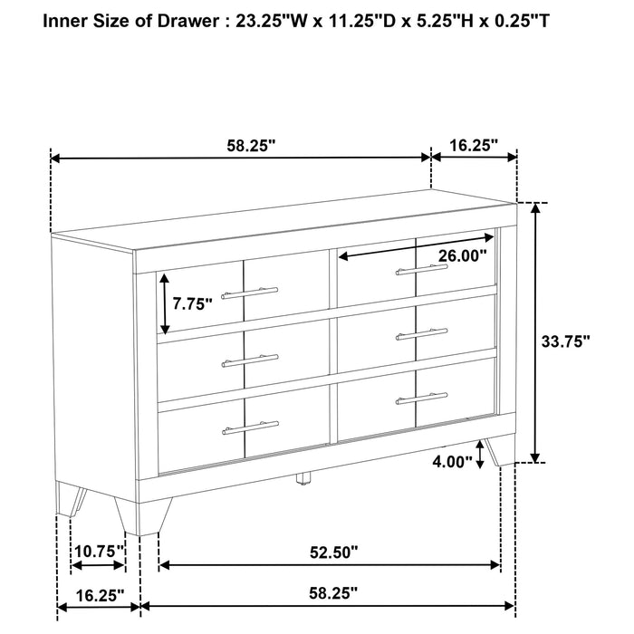 Trenton Dressers - Visions in Furniture (La Mirada, CA)