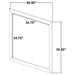 Oakglen Dresser Mirrors - Visions in Furniture (La Mirada, CA)