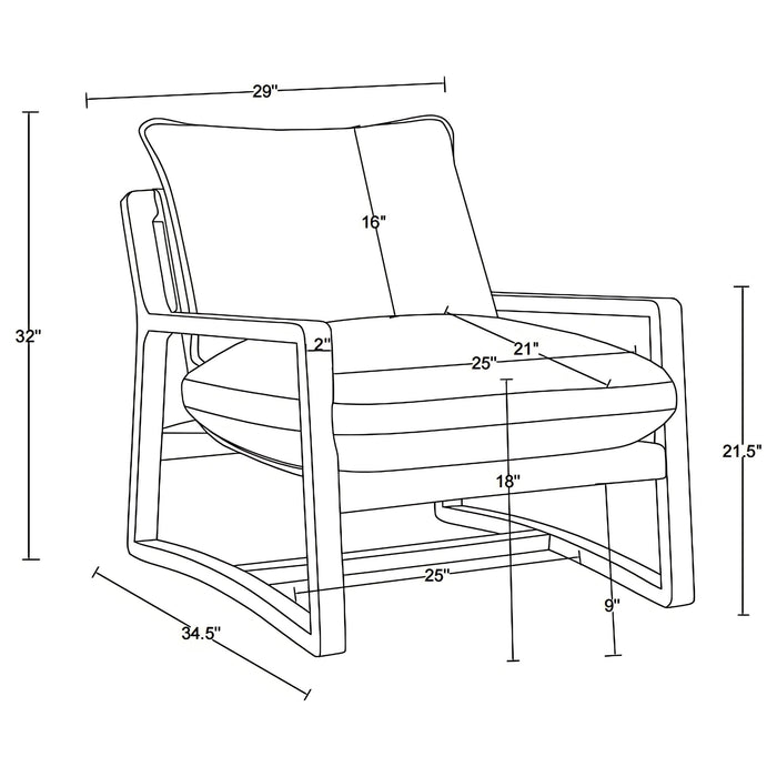Geneva Accent Chairs - Visions in Furniture (La Mirada, CA)