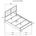 Cavelle 4 Pc Bedroom Set - Visions in Furniture (La Mirada, CA)