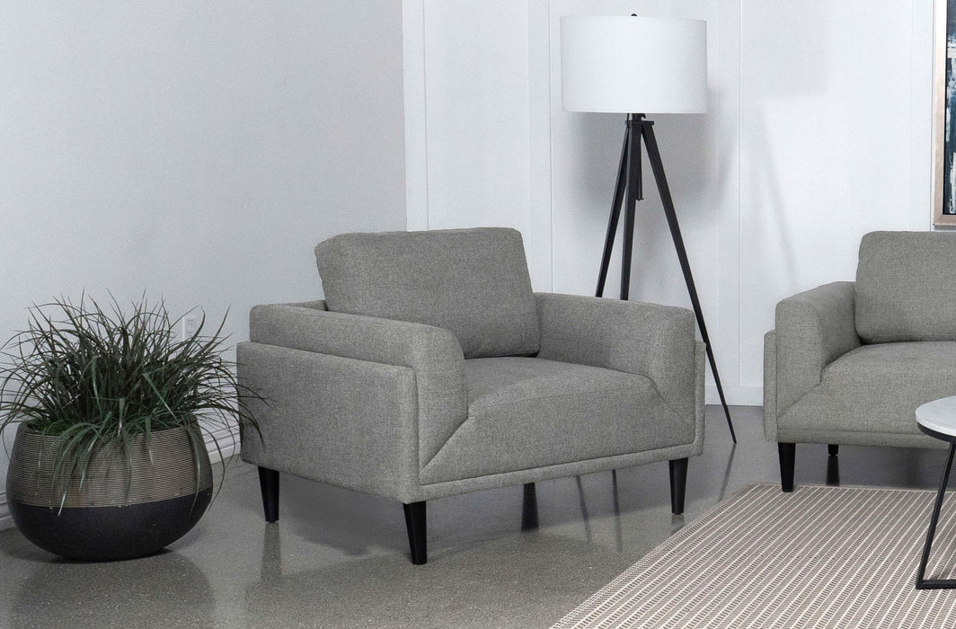Rilynn Upholstered Track Arms Chair - Visions in Furniture (La Mirada, CA)