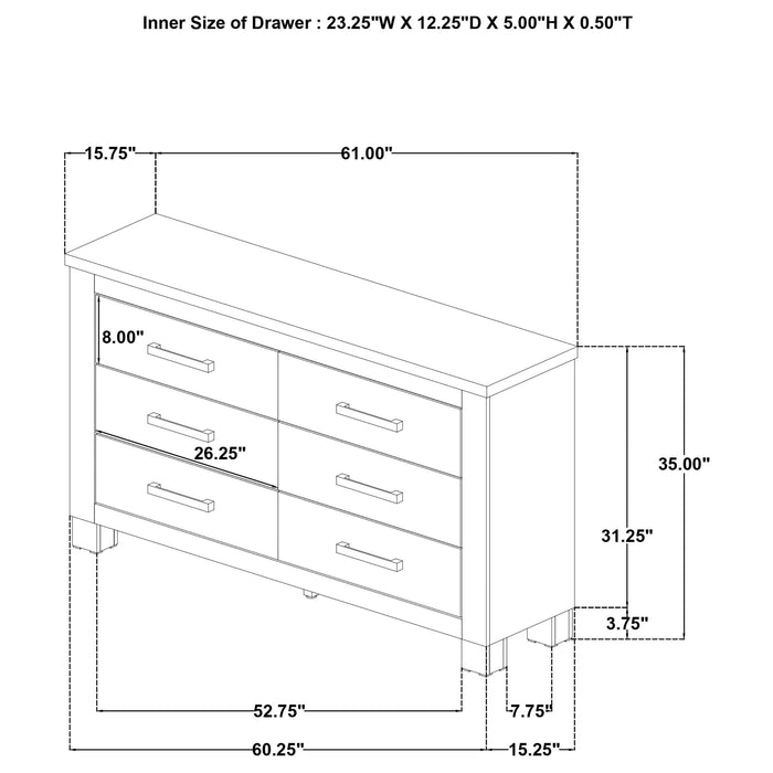 Oakglen Dressers - Visions in Furniture (La Mirada, CA)