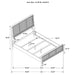 Arini Queen Bed - Visions in Furniture (La Mirada, CA)