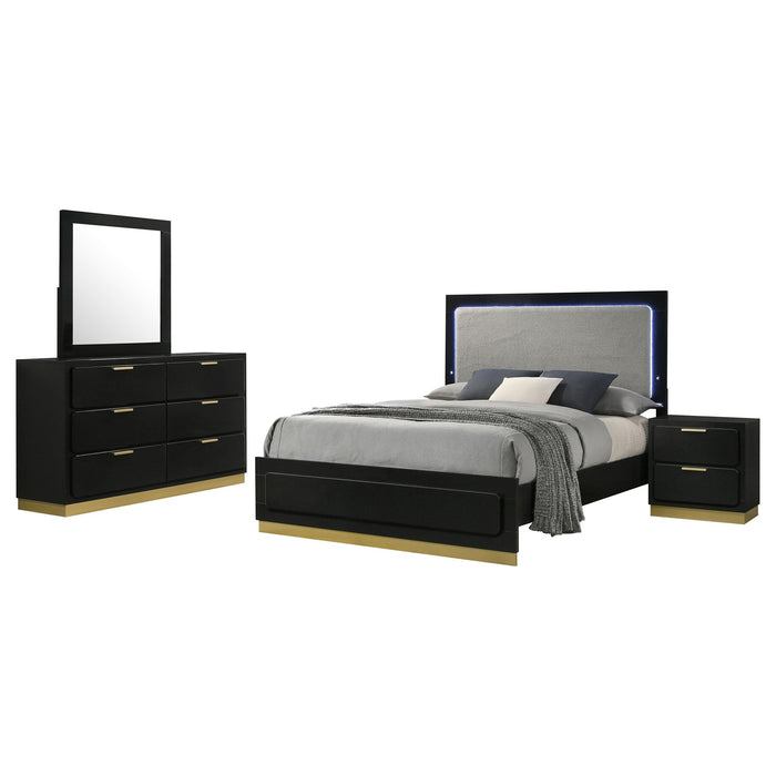Caraway 4 Pc Bedroom Set - Visions in Furniture (La Mirada, CA)