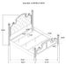 Celina 4 Pc Bedroom Set - Visions in Furniture (La Mirada, CA)