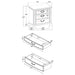 Celina 4 Pc Bedroom Set - Visions in Furniture (La Mirada, CA)