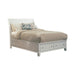 Sandy Beach Queen & E.King Panel Bed with High Headboard Black & White - Visions in Furniture (La Mirada, CA)