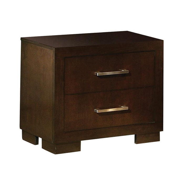 Jessica Nightstand Panels Cappuccino (Set of 2) - Visions in Furniture (La Mirada, CA)