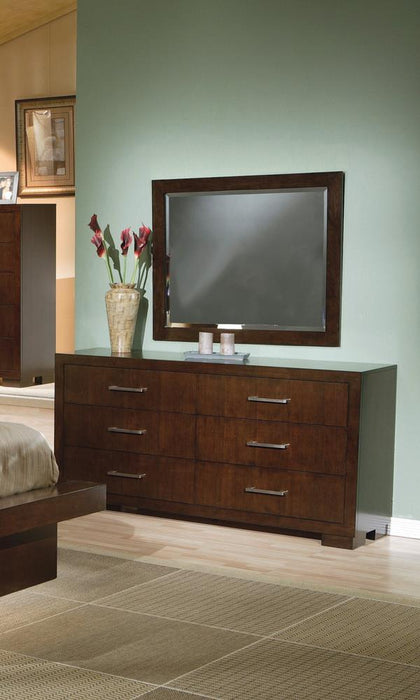 Jessica 6-drawer Dresser Cappuccino - Visions in Furniture (La Mirada, CA)