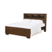 Jessica Eastern King Bed with Storage Headboard Cappuccino - Visions in Furniture (La Mirada, CA)