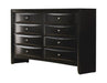 Briana Rectangular 8-drawer Dresser Black - Visions in Furniture (La Mirada, CA)