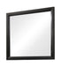 Briana Rectangle Dresser Mirror Black - Visions in Furniture (La Mirada, CA)