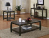 Dixon Square End Table with Bottom Shelf Espresso - Visions in Furniture (La Mirada, CA)