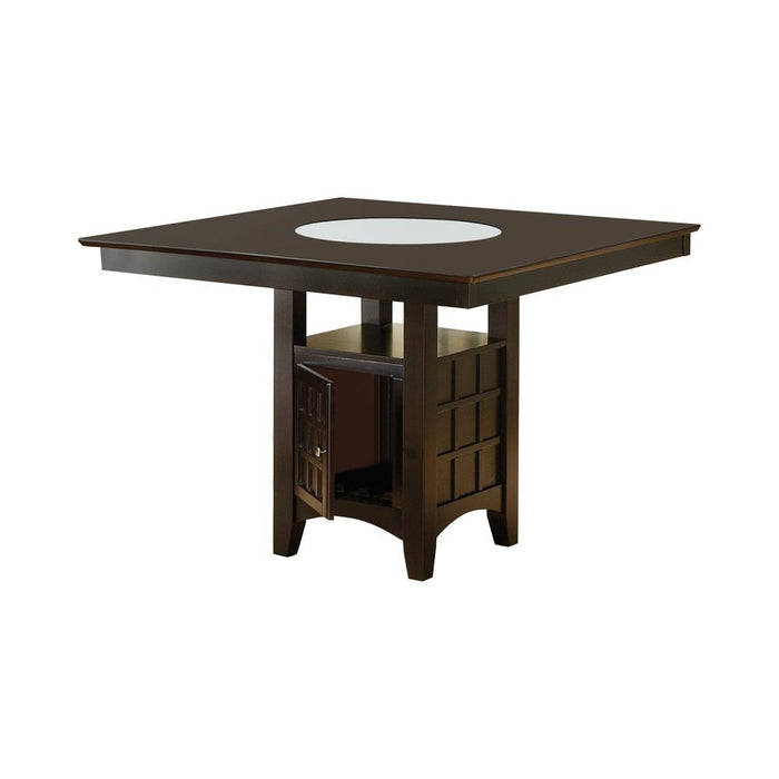 Gabriel Square Counter Height Dining Table Cappuccino - Visions in Furniture (La Mirada, CA)