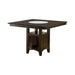 Gabriel Square Counter Height Dining Table Cappuccino - Visions in Furniture (La Mirada, CA)