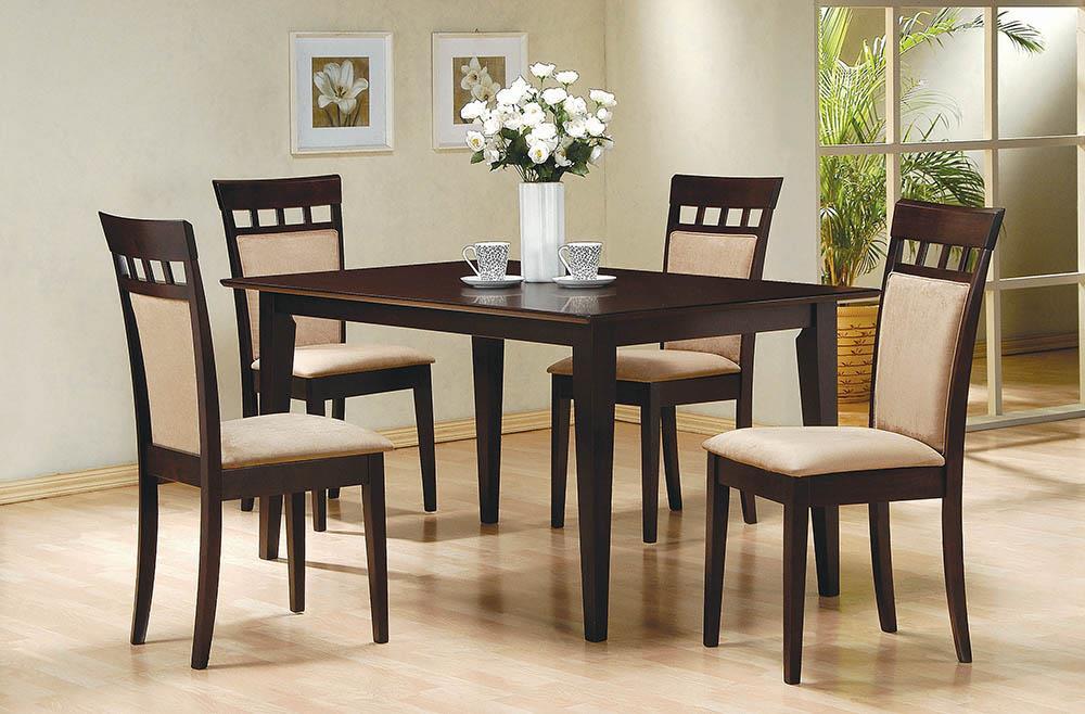 Gabriel Rectangular Dining Table Cappuccino - Visions in Furniture (La Mirada, CA)