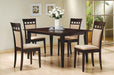 Gabriel Upholstered Side Chairs Cappuccino and Tan (Set of 2) - Visions in Furniture (La Mirada, CA)