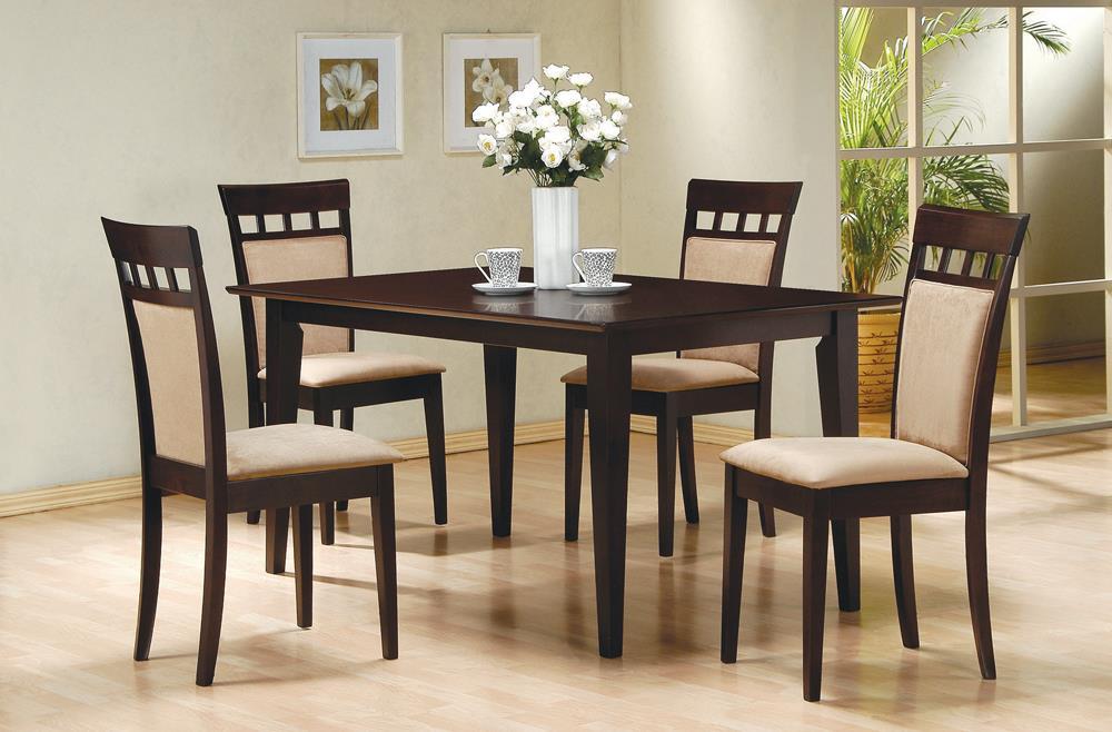 Gabriel Rectangular Dining Table Cappuccino - Visions in Furniture (La Mirada, CA)