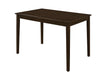 Guillen 5-piece Dining Set with Bench Cappuccino and Dark Brown - Visions in Furniture (La Mirada, CA)
