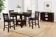 Lavon Oval Counter Height Table Espresso - Visions in Furniture (La Mirada, CA)