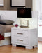 Jessica 2-drawer Nightstand White - Visions in Furniture (La Mirada, CA)