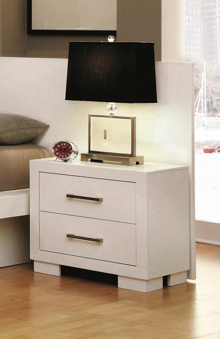 Jessica Nightstand Panels White (Set of 2) - Visions in Furniture (La Mirada, CA)
