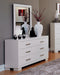 Jessica 6-drawer Dresser White - Visions in Furniture (La Mirada, CA)