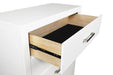 Jessica 5-drawer Chest White - Visions in Furniture (La Mirada, CA)