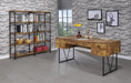 Analiese 4-drawer Writing Desk Antique Nutmeg - Visions in Furniture (La Mirada, CA)