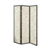 Felice 3-panel French Script Print Folding Screen Espresso - Visions in Furniture (La Mirada, CA)