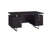 Lawtey Rectangular Storage Office Desk Cappuccino - Visions in Furniture (La Mirada, CA)
