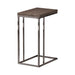 Pedro Expandable Top Accent Table Weathered Grey and Black - Visions in Furniture (La Mirada, CA)