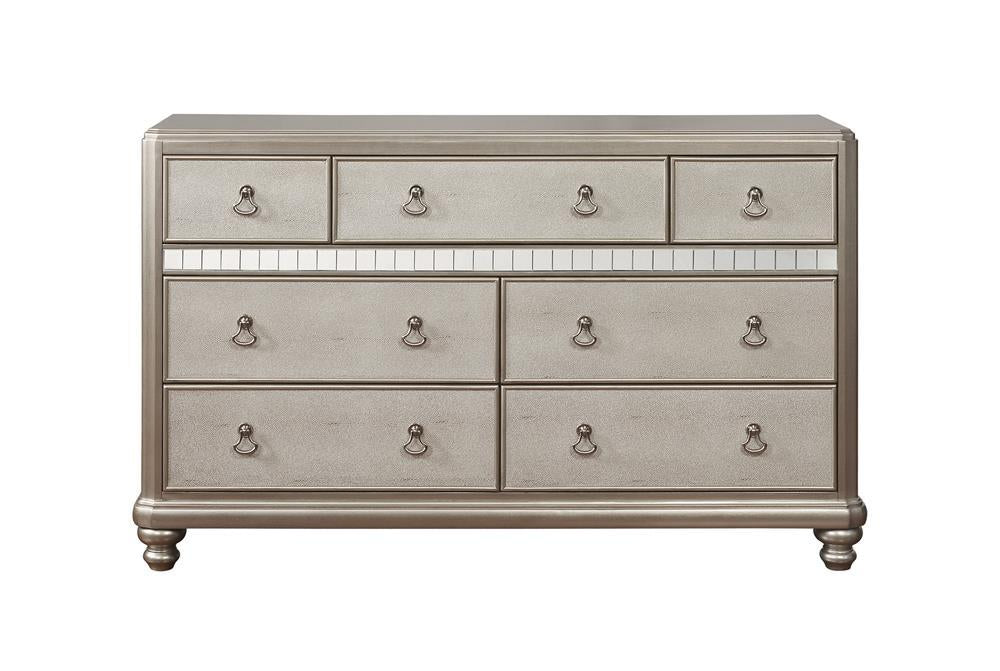 Bling Game 7-drawer Dresser Metallic Platinum - Visions in Furniture (La Mirada, CA)