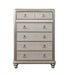 Bling Game 6-drawer Chest Metallic Platinum - Visions in Furniture (La Mirada, CA)