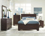 Kauffman California King, Eastren King, & Queen Panel Bed Dark Cocoa - Visions in Furniture (La Mirada, CA)