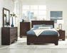 Kauffman California King, Eastren King, & Queen Panel Bed Dark Cocoa - Visions in Furniture (La Mirada, CA)