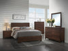 Edmonton Eastern King Panel Bed Rustic Tobacco - Visions in Furniture (La Mirada, CA)
