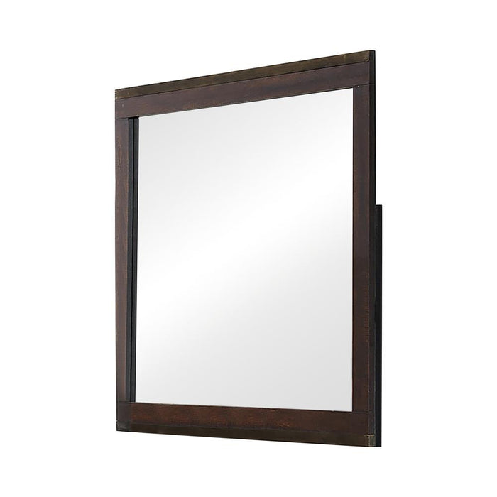 Edmonton Dresser Mirror Rustic Tobacco - Visions in Furniture (La Mirada, CA)