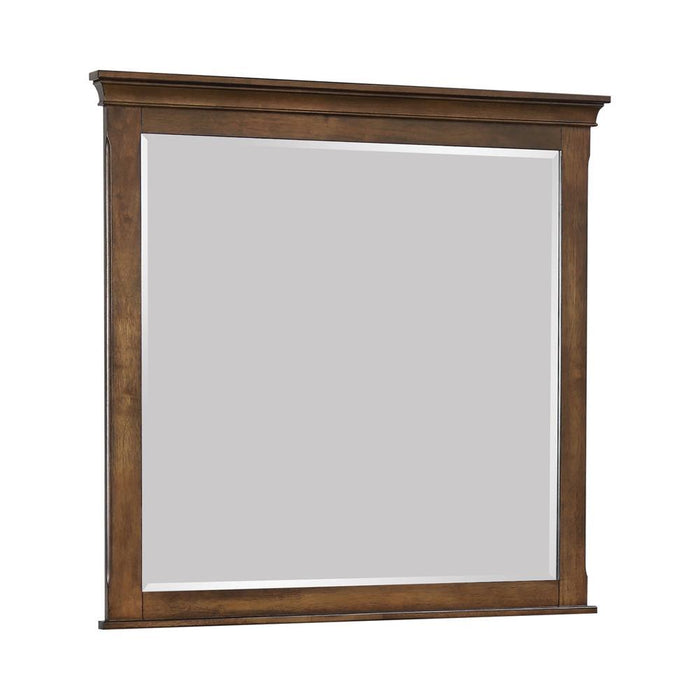 Franco Rectangular Dresser Mirror Burnished Oak - Visions in Furniture (La Mirada, CA)