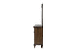 Franco 5-drawer Dresser with 2 Louvered Doors Burnished Oak - Visions in Furniture (La Mirada, CA)