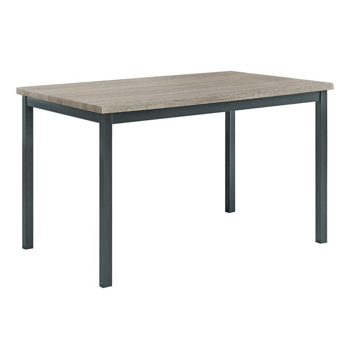 Garza Rectangular Dining Table Black - Visions in Furniture (La Mirada, CA)
