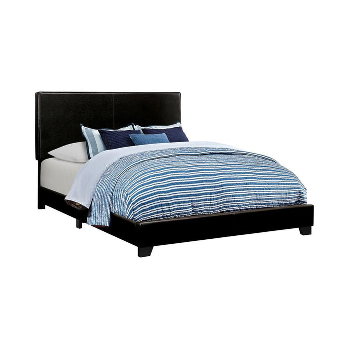 Dorian Upholstered California King Bed Black - Visions in Furniture (La Mirada, CA)