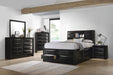 Briana Queen Platform Storage Bed Black - Visions in Furniture (La Mirada, CA)