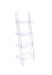Amaturo 4-shelf Ladder Bookcase Clear - Visions in Furniture (La Mirada, CA)