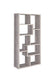 Theo 10-shelf Bookcase Grey Driftwood - Visions in Furniture (La Mirada, CA)
