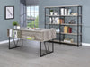 Analiese 4-shelf Open Bookcase Grey Driftwood - Visions in Furniture (La Mirada, CA)