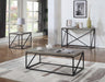 Birdie Square End Table Sonoma Grey - Visions in Furniture (La Mirada, CA)